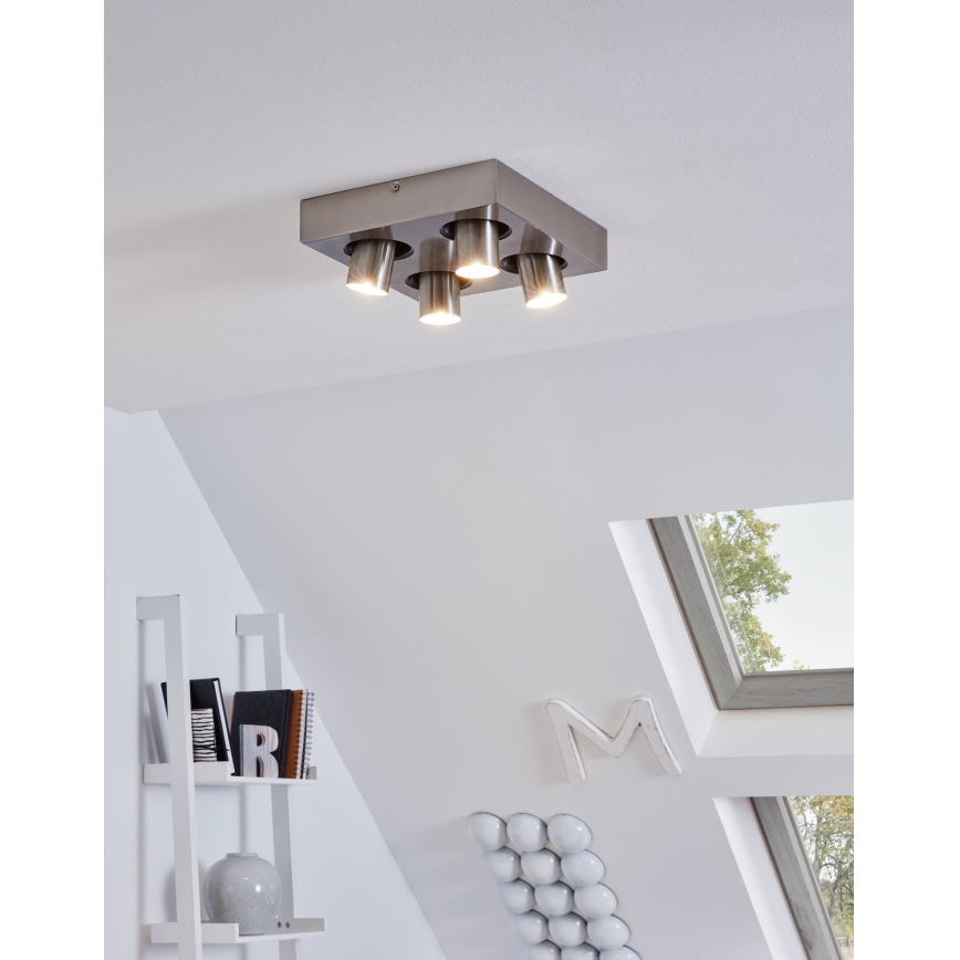 Eglo 96608 - Foco de teto LED ROBLEDO 1 4xGU10/5W/230V