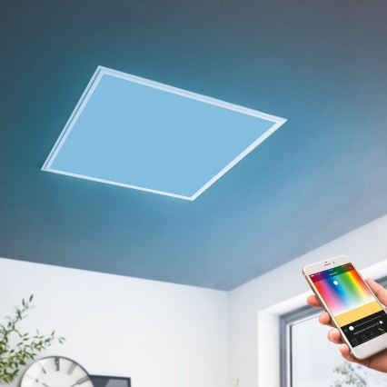 Eglo - Iluminação LED RGBW com regulação SALOBRENA-C LED/16W + controlo remoto