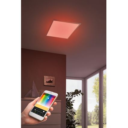 Eglo - Iluminação LED RGBW com regulação SALOBRENA-C LED/16W + controlo remoto