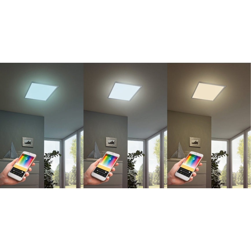 Eglo - Iluminação LED RGBW com regulação SALOBRENA-C LED/16W + controlo remoto