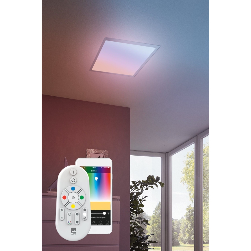 Eglo - Iluminação LED RGBW com regulação SALOBRENA-C LED/16W + controlo remoto