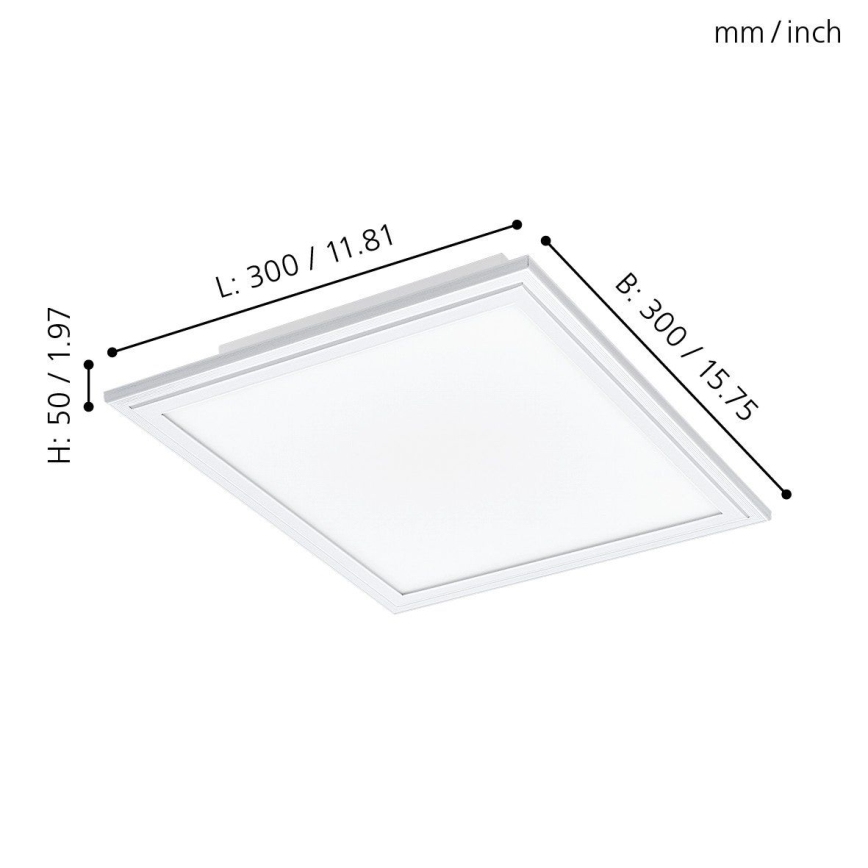Eglo - Iluminação LED RGBW com regulação SALOBRENA-C LED/16W + controlo remoto
