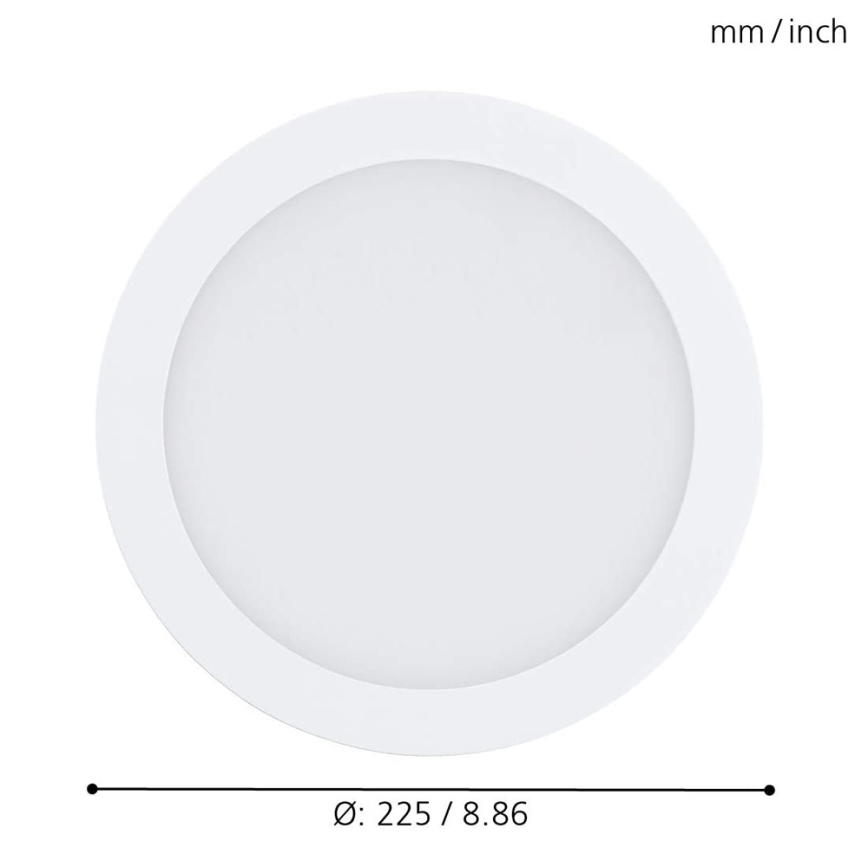 Eglo - Iluminação embutida LED RGBW com regulação FUEVA-C LED/15,6W/230V
