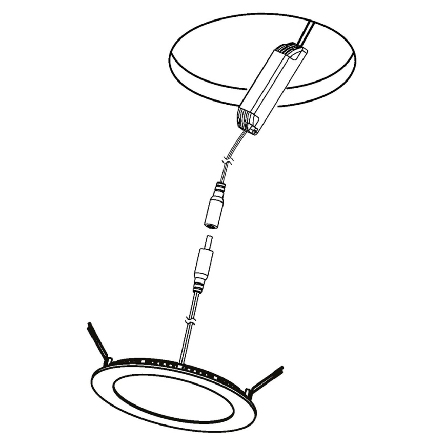 Eglo - Iluminação embutida LED RGBW com regulação FUEVA-C LED/15,6W/230V