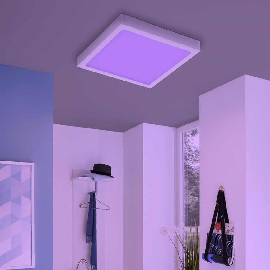 Eglo - Iluminação de teto LED RGBW com regulação FUEVA-C LED/21W/230V