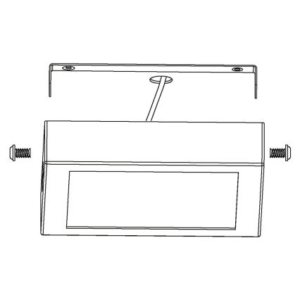 Eglo - Iluminação de teto LED RGBW com regulação FUEVA-C LED/21W/230V