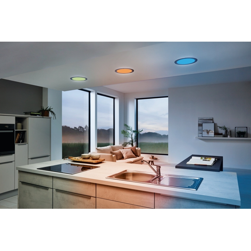 Eglo - Iluminação embutida LED RGB com regulação FUEVA-C LED/15,6W/230V