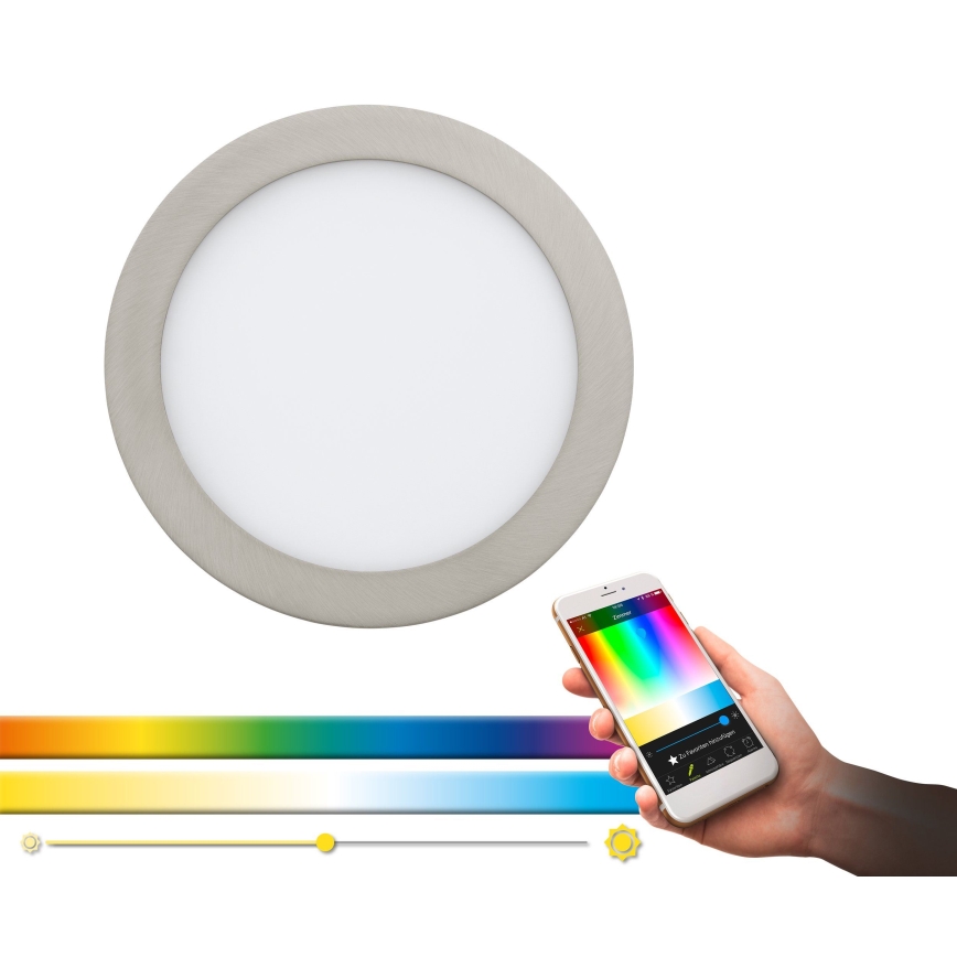 Eglo - Iluminação embutida LED RGB com regulação FUEVA-C LED/15,6W/230V