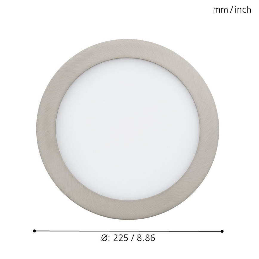 Eglo - Iluminação embutida LED RGB com regulação FUEVA-C LED/15,6W/230V