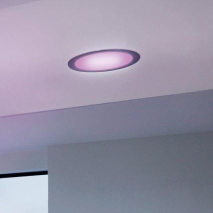 Eglo - Plafon LED RGB regulável FUEVA-C LED/15,6W/230V