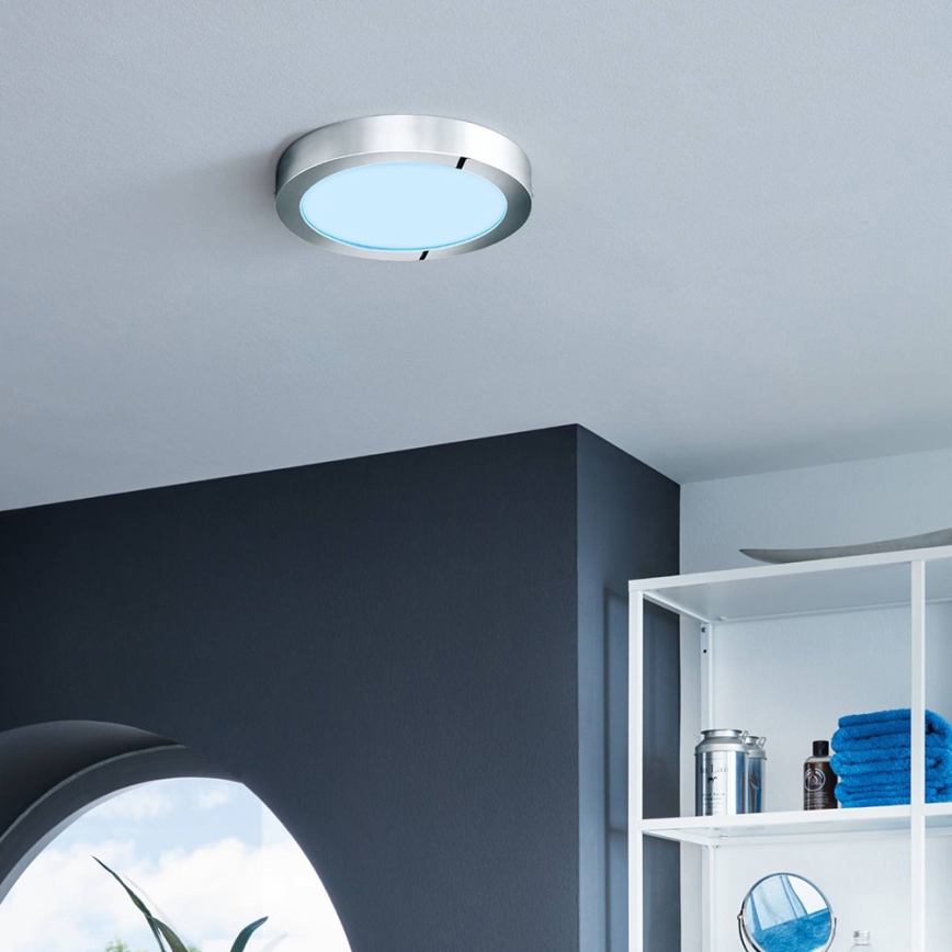 Eglo - Plafon LED RGBW regulável FUEVA-C LED/15,6W/230V com Bluetooth