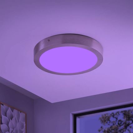 Eglo - Iluminação de teto LED RGBW com regulação FUEVA-C LED/21W/230V Bluetooth