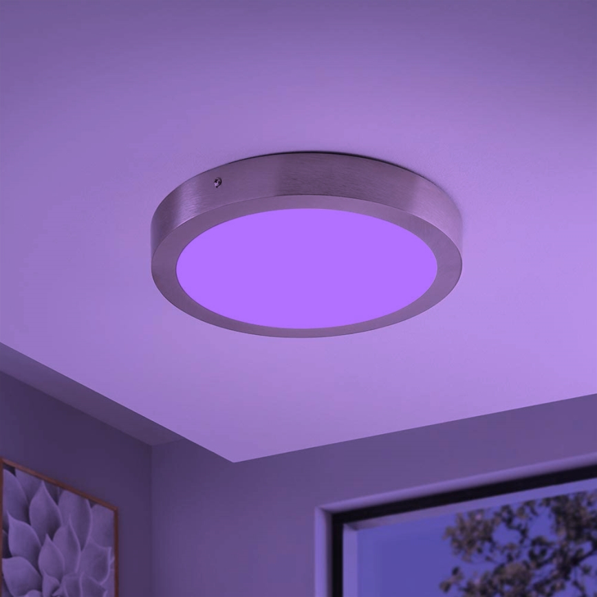 Eglo - Iluminação de teto LED RGBW com regulação FUEVA-C LED/21W/230V Bluetooth