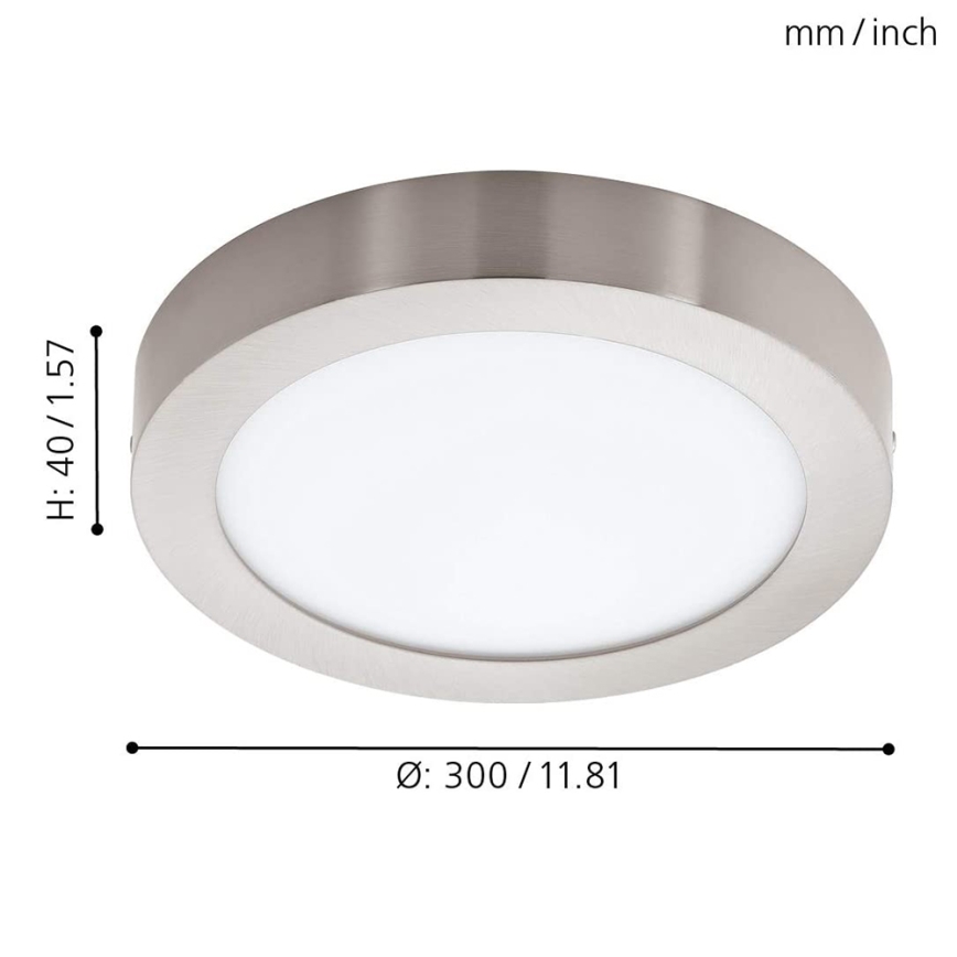 Eglo - Iluminação de teto LED RGBW com regulação FUEVA-C LED/21W/230V Bluetooth