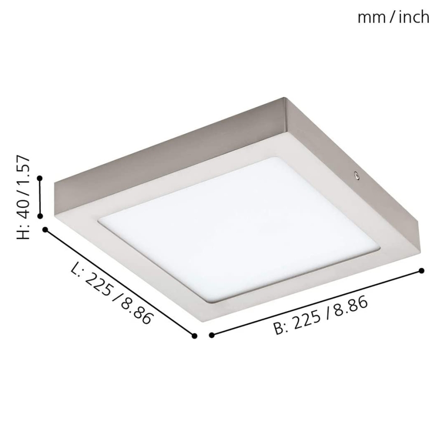 Eglo - Iluminação de teto LED RGBW com regulação FUEVA-C LED/15,6W/230V Bluetooth