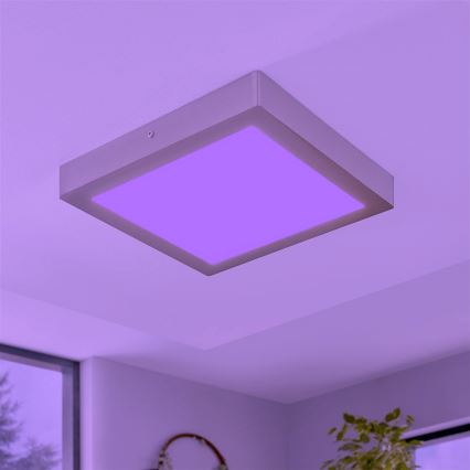 Eglo - Iluminação de teto LED RGBW com regulação FUEVA-C LED/21W/230V