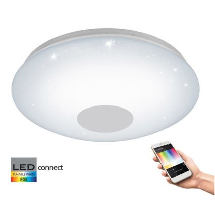 Eglo - Iluminação de teto LED RGBW com regulação VOLTAGO-C LED/17W/230V
