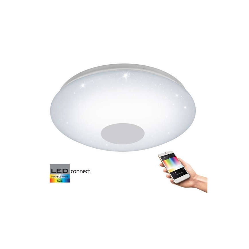 Eglo - Iluminação de teto LED RGBW com regulação VOLTAGO-C LED/17W/230V