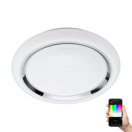 Eglo - Luminária de teto dimmável LED RGBW CAPASSO-C LED/17W/230V