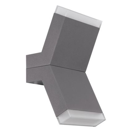 Eglo 96706 - Luz de parede LED CANTZO 2xLED/4W/230V cinzento