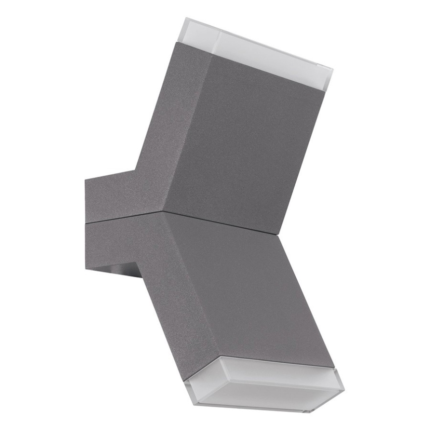 Eglo 96706 - Luz de parede LED CANTZO 2xLED/4W/230V cinzento