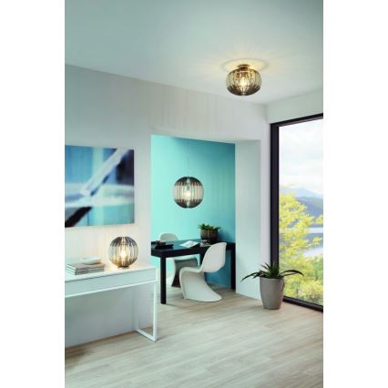 Eglo 96747 - Luz pendente OLMERO 1xE27/60W/230V