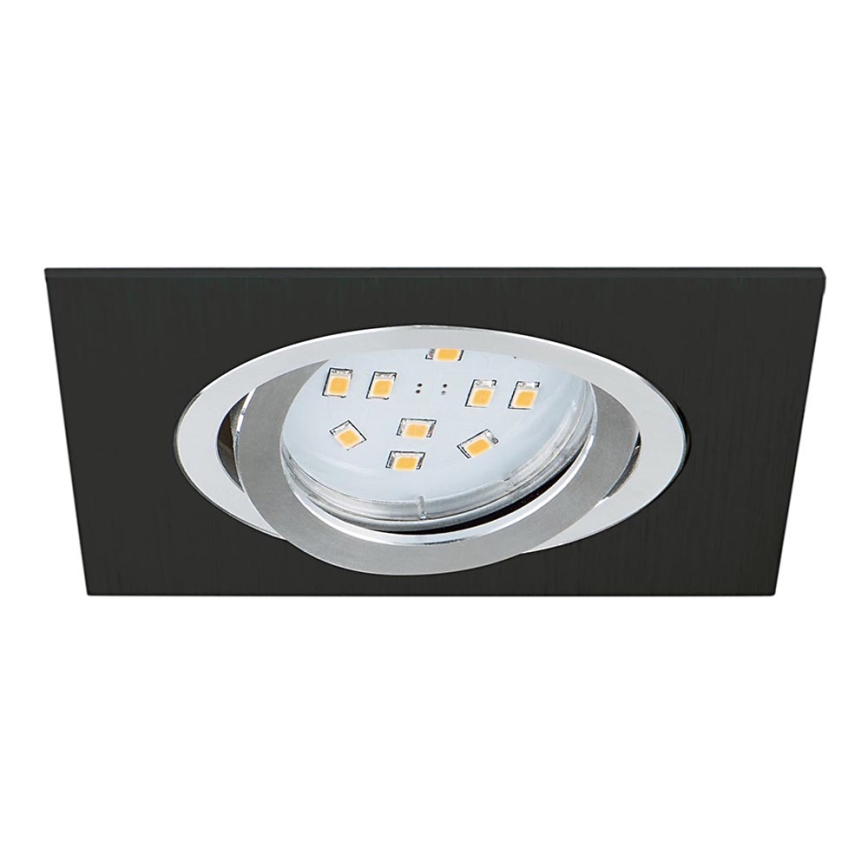 Eglo 96759 - Foco de encastrar LED TERNI 1 1xGU10/5W/230V preto