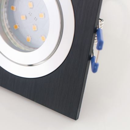 Eglo 96759 - Foco de encastrar LED TERNI 1 1xGU10/5W/230V preto