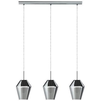 Eglo - Luz pendente 3xE27/28W/230V