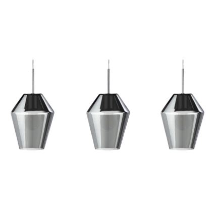 Eglo - Luz pendente 3xE27/28W/230V