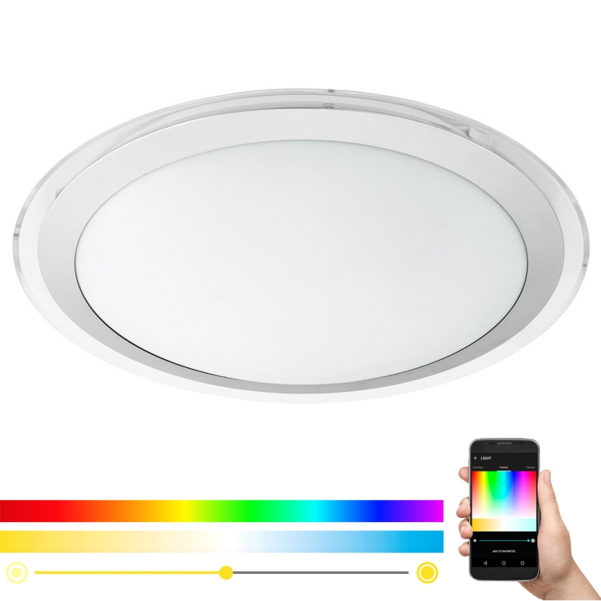 Eglo - Iluminação de teto LED RGBW com regulação COMPETA-C LED/17W/230V