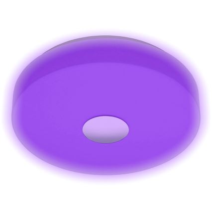 Eglo 96819 - Iluminação de teto LED RGB com regulação BERAMO-C LED/17W/230V