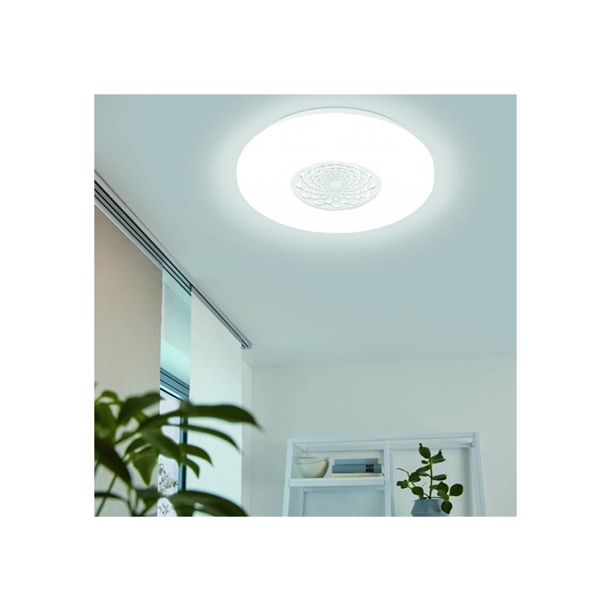 Eglo - Iluminação de teto e parede LED RGB com regulação CAPASSO-C LED/17W/230V