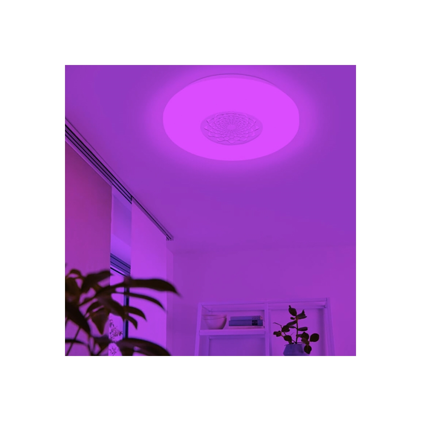 Eglo - Iluminação de teto e parede LED RGB com regulação CAPASSO-C LED/17W/230V