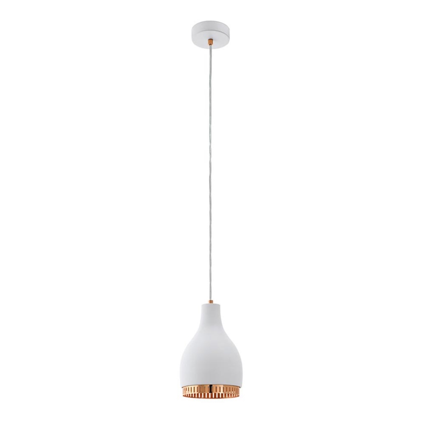 Eglo 96871 - Luz pendente COCNO 1xE27/60W/230V branco