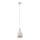 Eglo 96871 - Luz pendente COCNO 1xE27/60W/230V branco