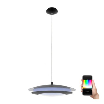 Eglo 96979 - Iluminação suspensa LED RGB MONEVA-C 1xLED/27W/230V