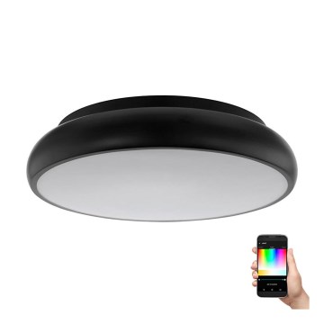 Eglo 96996 - Iluminação de teto LED RGB RIODEVA-C 1xLED/27W/230V