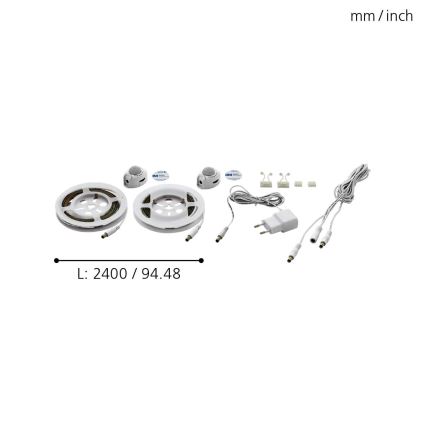 Eglo - CONJUNTO 2x Fita LED com sensor de movimento 2xLED/36x0,1W/230V 2,4m