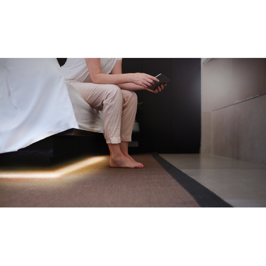 Eglo - CONJUNTO 2x Tira com sensor de movimento LED 2xLED/36x0,1W/230V