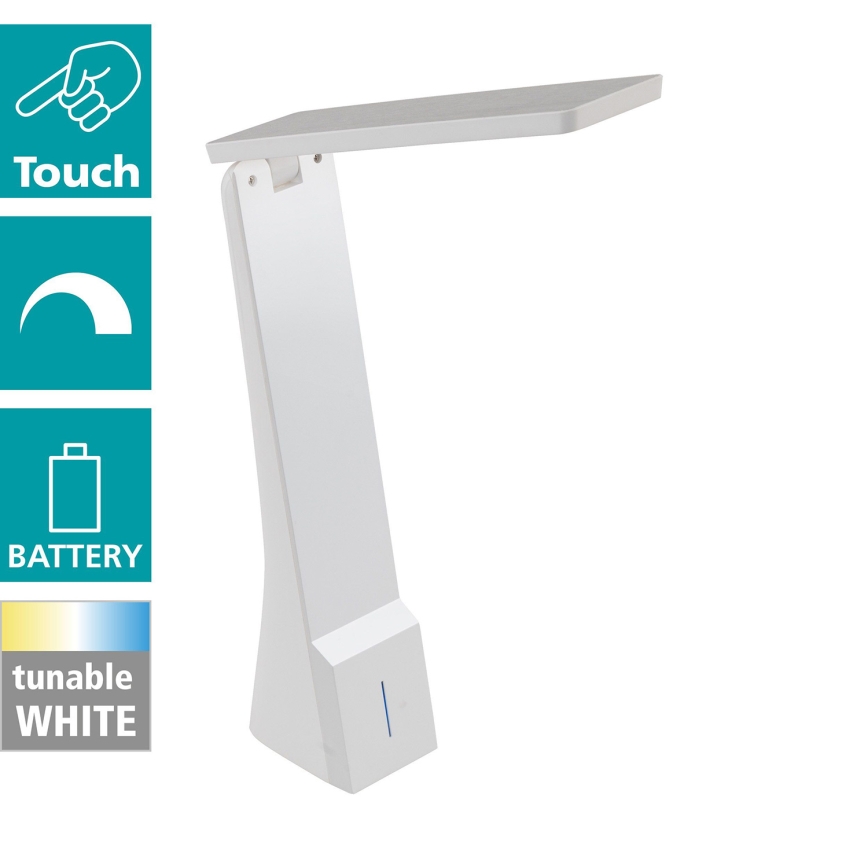 Eglo - Candeeiro de mesa fosco LED 1xLED/1,8W/230V branco
