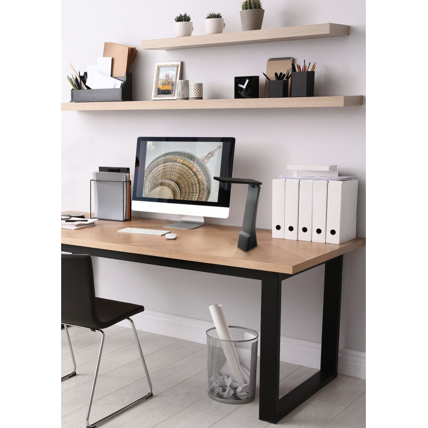 Eglo - Candeeiro de mesa fosco LED 1xLED/1,8W/230V preto antigo