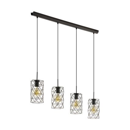 Eglo - Luz pendente 4xE27/60W/230V