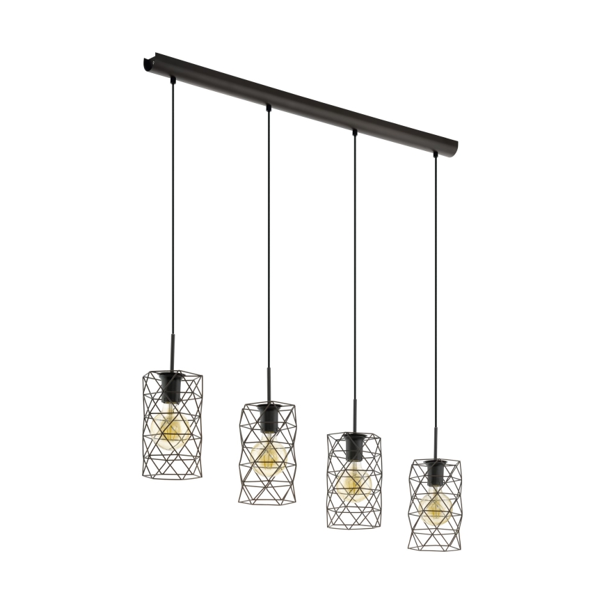 Eglo - Luz pendente 4xE27/60W/230V