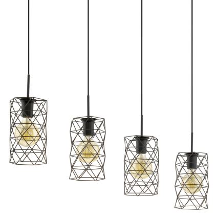 Eglo - Luz pendente 4xE27/60W/230V