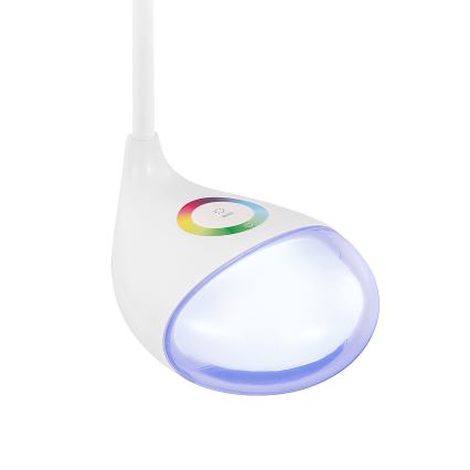 Eglo - Candeeiro de mesa fosco LED 1xLED/2,2W+0,3W/230V RGB