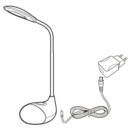 Eglo - Candeeiro de mesa fosco LED 1xLED/2,2W+0,3W/230V RGB