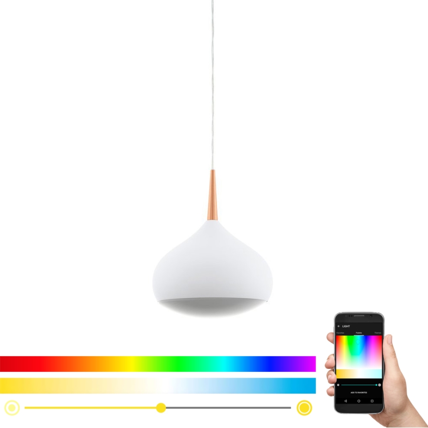 Eglo 97087 - LED RGBW Regulação Iluminação suspensa COMBA-C 1xLED/18W/230V