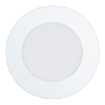 Eglo 97112 - Luminária LED de embutir FUEVA-RW, 1x LED, 5,6 W, 230 V, Ø 12 cm