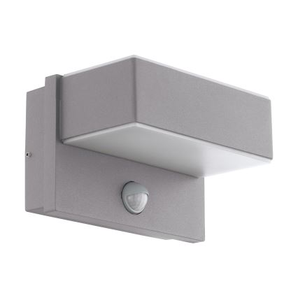 Eglo - Luz de parede LED de exterior com sensor 2xLED/5,6W/230V IP44